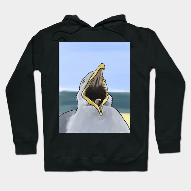 A gull! Hoodie by famousdinosaurs